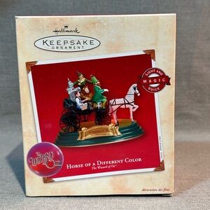 Wizard of Oz Vintage Hallmark Christmas Ornament Horse of a Different Color